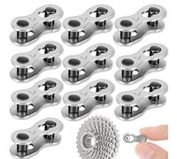 Missing Link 10 Pcs for 6/7/8 Speed Bike Chain Master Link For Bicycle Chain Bike Chain Links The Missing Link Chain Bike Parts Bicycle Parts Mountain Bike Parts Bike Components & Parts