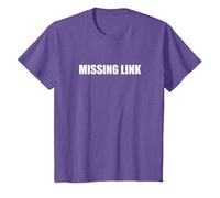 Missing Link T-Shirt, Youth, Purple Heather, Large