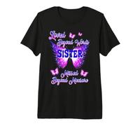 Missing My Sister My Angel in Heaven Memorial, Lost Sister Premium T-Shirt