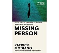 Missing Person by Patrick Modiano Paperback Book