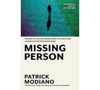 Missing Person - NEW Patrick Modiano 2025