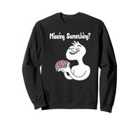 Missing something? Funny Sarcastic Brains, Zombie cartoon Sweatshirt