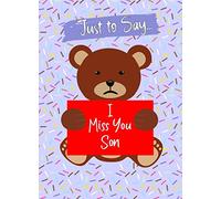 Missing You Card for Son (Bear)