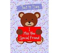 Missing You Card for Special Friend (Bear)