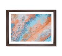 Missing You in Abstract Framed Print | A2 Walnut Framed Wall Art | Ready to Hang | Abstract Fantasy Picture | Living Room Bedroom Lounge Office