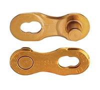 MissingLink-12 Ti Gold, 2 pairs/card | Compatible with KMC, SRAM, and Shimano 12-speed chains to perfectly connect KMC, SRAM, and Shimano chains