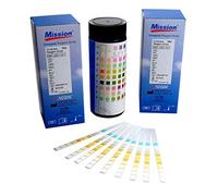 Mission 10 Parameter Professional / GP Urinalysis Multisticks Urine Strip Test Stick Strips for Blood, Billirubin, Urobiligen, Ketone, Protein, Nitrite, Glucose, PH, Specific Gravity, Leucocytes - Pack of 100 strips