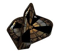 Mission 10XF3816 Solo Dart Flights | 100 Micron Premium Extra Strong Standard No2 | Crypt