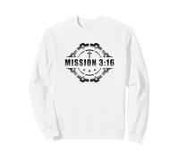 Mission 3:16 - Christian Faith Church Ministry Soldier Sweatshirt