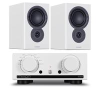 Mission 778x Amplifier and LX2 MK2 Speaker Package - Silver-White