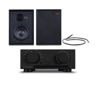Mission 778X Integrated Amplifier with Wharfedale Denton 85 Bookshelf Speakers HiFi Package - Black