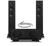 Mission 778X Integrated Amplifier with Wharfedale Diamond 12.3i Floorstanding Speakers Pair Hifi Package - Black