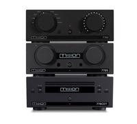 Mission 778X Stereo Amplifier with 778S Streamer and 778CDT CD Transport Bundle - Black