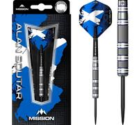 Mission Alan Soutar Darts Blue & White - 90% Tungsten - Steel Tip 24g & 26g