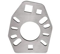 Mission Automotive Stainless Steel Pinion Yoke Wrench Tool - Extra Strength Puller for Loosening Pinion Flange and Nuts - Extra 1/2" Hole That Fits Most Sockets