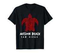 Mission Beach San Diego Sea Turtle Design Mission Beach CA T-Shirt