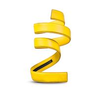 Mission Belt Mens Ratchet Leather Belt Strap - No Holes, Buckle Not Included - Yellow, 40mm