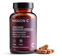Mission C Lion's Mane Mushroom 8000mg with Vitamins B6 & B12 Capsules