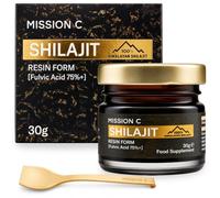 Mission C Pure Himalayan Shilajit Resin 30g - Lab Tested Gold Grade | Gold Grade Shilajit for Energy & Stamina, Lab Tested, 85+ Trace Minerals, Fulvic & Humic Acid