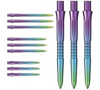Mission | Caliburn EVO Dart Points GV1 | Replacement Steel Tip Dart Points | Multiple Colours (Rainbow, 38mm)