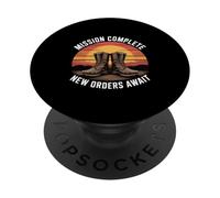 Mission Complete New Orders Await Veteran Style PopSockets Adhesive PopGrip