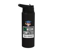 Mission Completed Finally Graduated Stainless Steel Insulated Water Bottle