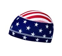 Mission Cooling Helmet Liner USA Flag - Lightweight & Breathable - Cools Up to 2 Hours - UPF 50 Sun Protection - Machine Washable