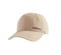MISSION Cooling Performance Hat, Unstructured Low-Profile Adjustable Fit - UPF 50 - for Running, Workouts & Outdoors, Khaki, One size