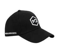 Mission Darkness EMF Blackout Hat - Anti-Radiation Snapback Cap Protects Against EMF, EMI, RF, 5G Signals - Universal Adult Size (Adjustable), Black/White