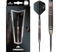Mission Darts Adam Warner Darts | Steel Tip | Bronze Titanium, 90% Tungsten, 24g (D1657)