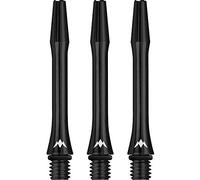 Mission Darts Alicross Stems | Premium Aluminium Shafts, 1 Set of 3 Stems, Black, Tweenie (S0718)