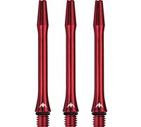 Mission Darts Alicross Stems | Premium Personalised Aluminium Shafts | Red Medium