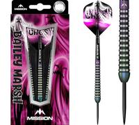 Mission Darts Bailey Marsh Darts | Steel Tip | Coral PVD Coating | Ghost, 90% Tungsten, 25g (D1663)