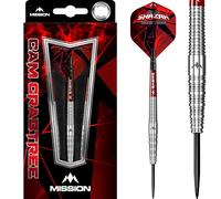 Mission Darts Cam Crabtree Darts | Steel Tip | Natural, 95% Tungsten, 23g (D1669)