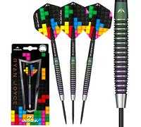 Mission Darts D1589 Ryan Joyce, Relentless | Darts Set with Premium 95% Tungsten Coral PVD Coated Barrel and Steel Tip, 25g