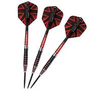 Mission Darts Darryl Fitton | 95% Tungsten Steel Tip Darts | Black & Red Electro plate coating | Multiple Weights Available