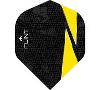 Mission Darts Flint Dart Flights | Strong 100 Micron Spot UV | Standard No2, Yellow, 1 Set of 3 Flights (#_1xF2095)
