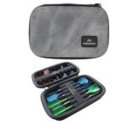 Mission Darts | Force 90 Dart Case | EVA Moulded Wallet | Limited Edition | Grey Denim | Multiple Sizes. (Large)