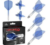Mission Darts Force 90 | Integrated Precision Moulded Dart Flight And Shaft System, Pack of 3 Professional Highly Durable Combined Dart Flights And Stems | Standard No.6