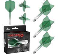 Mission Darts Force 90 | Integrated Precision Moulded Dart Flight And Shaft System, Pack of 3 Professional Highly Durable Combined Dart Flights And Stems | Standard No.6