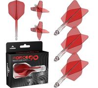 Mission Darts Force 90 | Integrated Precision Moulded Dart Flight And Shaft System, Pack of 3 Professional Highly Durable Combined Dart Flights And Stems | Standard No.6
