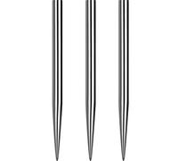 Mission Darts Glide Steel Tip Dart Points | Smooth Plain Spare Points, 36mm, Silver (#_1xX2428)