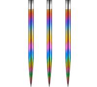 Mission Darts Glide Steel Tip Dart Points | Smooth Plain Spare Points, 38mm, Rainbow (#_1xX2447)