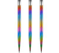 Mission Darts Glide Steel Tip Dart Points | Smooth Plain Spare Points, 40mm, Rainbow (#_1xX2448)