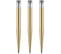 Mission Darts Glide Steel Tip Dart Points | Smooth Plain Spare Points | Personalised, 30mm, Gold (X2437-PERS)
