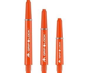 Mission Darts GripLock Dart Shafts | Tough Durable Nylon Stems | Medium, Orange, 1 Set of 3 Shafts (S1073)