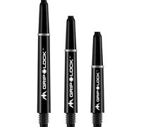 Mission Darts GripLock Dart Shafts | Tough Durable Nylon Stems | Tweenie, Black, 1 Set of 3 Shafts (S1062)