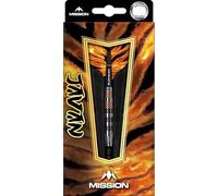 Mission Darts | Javan Darts | Silver | Brass Barrel | Soft Tip Darts Set | 18g.