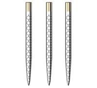 Mission Darts Laser Plus Lasered Steel Tip Points | Fan Mosaic | Silver 32mm