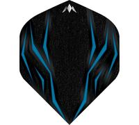 Mission Darts | Lava Dart Flights | 100 Micron | Standard No2 Shape | Multiple Colours and Pack (Blue, 1 Set)